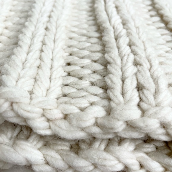 JW Anderson Wool Snood, Infinity Scarf, Off white, 20 X 8 inches, New - Picture 4 of 7